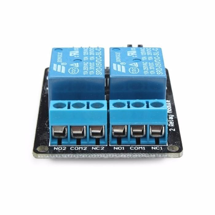 Bloco de 2 relés Arduino