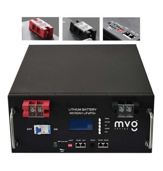 Акумулятор для ДБЖ LiFePO4 на 48В 50Ач MVG Energy літій залізо фосфат