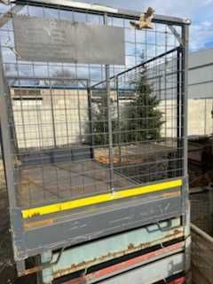 kosz metalowy transportowy składany gitterbox 210x120cm