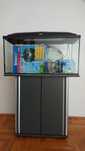 Akwarium Diversa 112 l + szafka i pokrywa (LED) Aquael + osprzęt Tetra