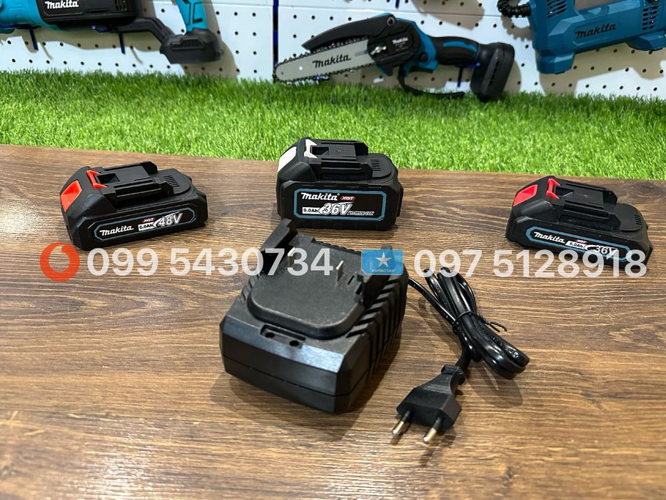 Акумулятори і Зарядні пристрої Makita DeWALT 12-48V 1-9Ah батарея АКБ