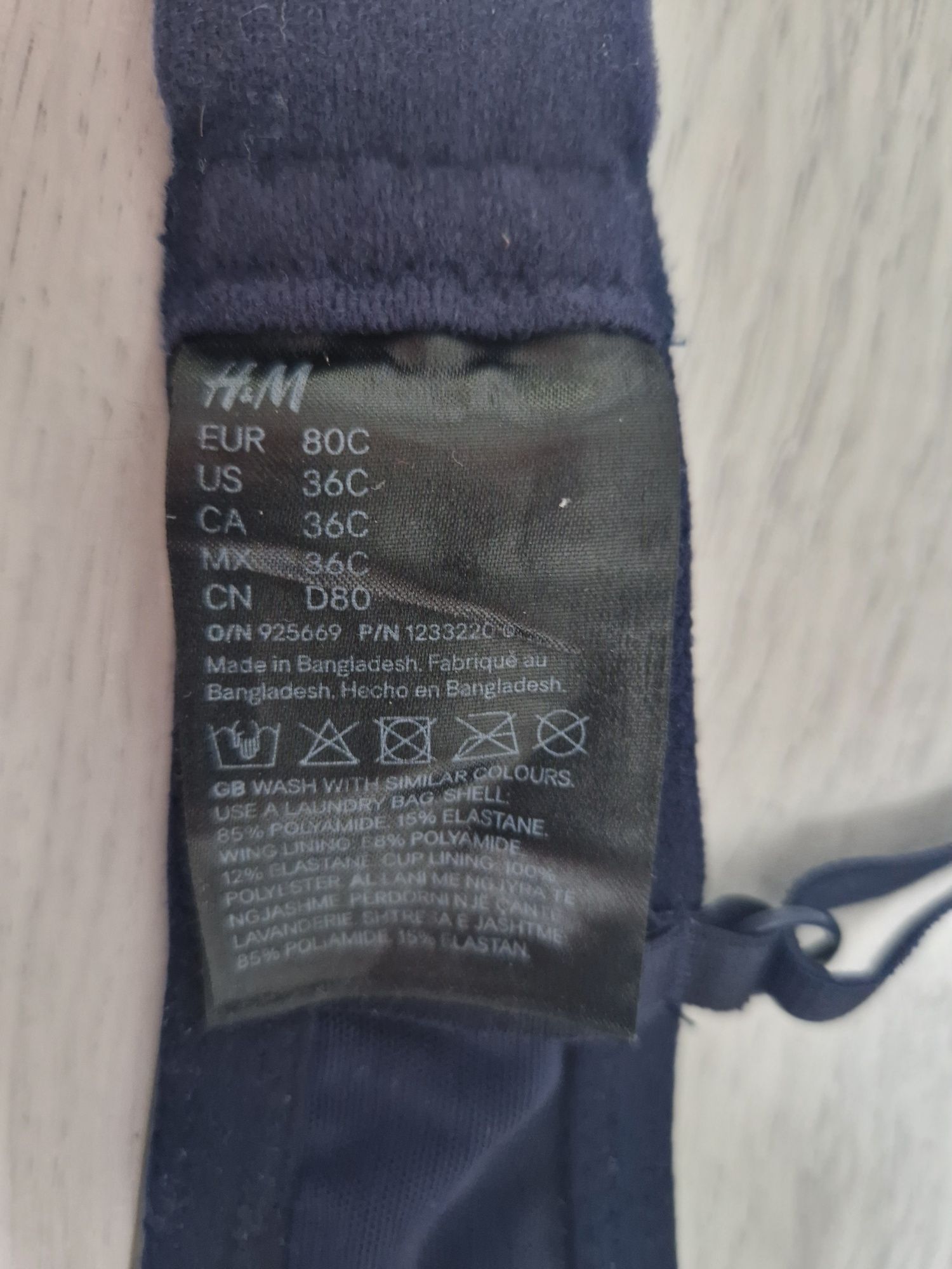 H&M biustonosz, 80C