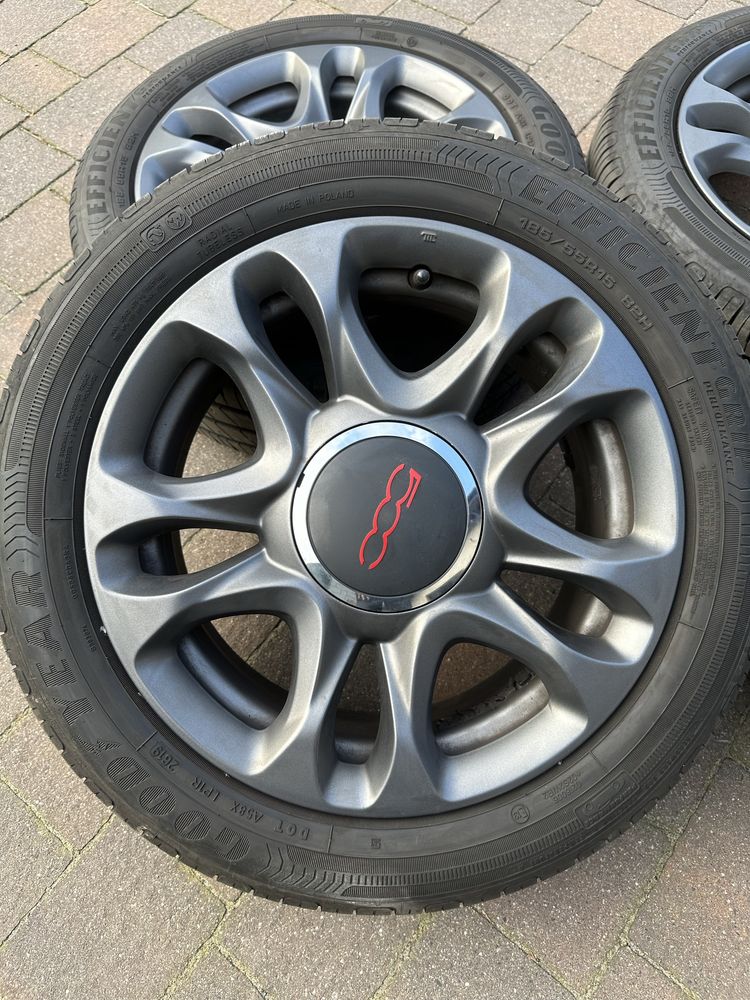 Felgi Koła 15 Fiat 500S 4x98 185/55r15