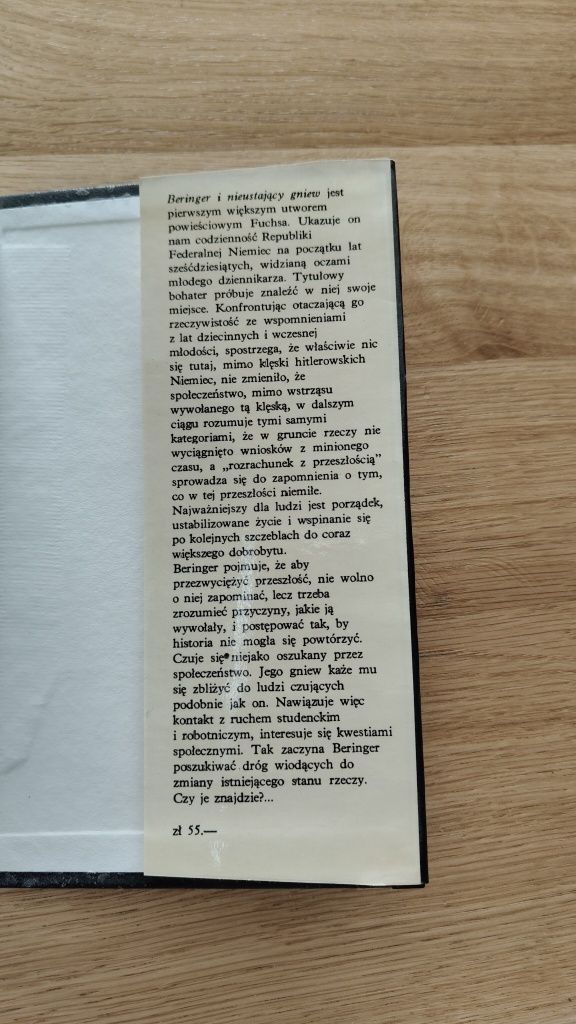 Gerd Fuchs Beringer i nieustający gniew