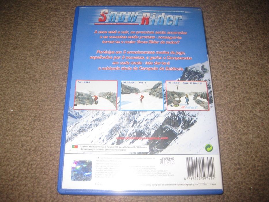 Jogo "Snow Rider" PS2/Completo!