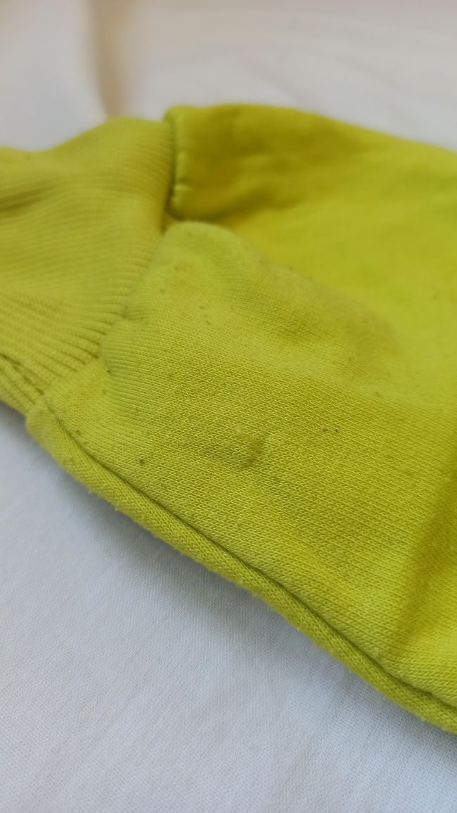 Oversized hoodie verde fluorescente M