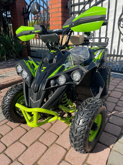 Quad elektryczny 1200W 48V koła 6 cali LICZNIK + LUSTERKA Mini quady