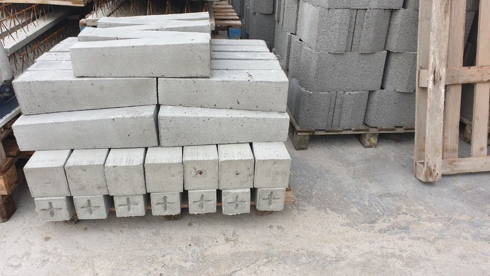 SŁUPEK GEODEZYJNY graniczny granicznik z krzyżykiem wys. 60cm