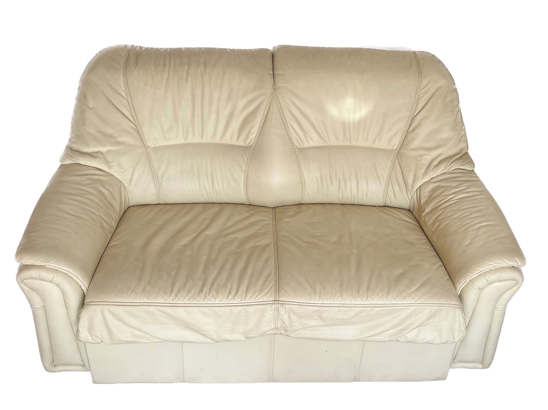 Sofa dwuosobowa Kler, z funkcją spania, skóra