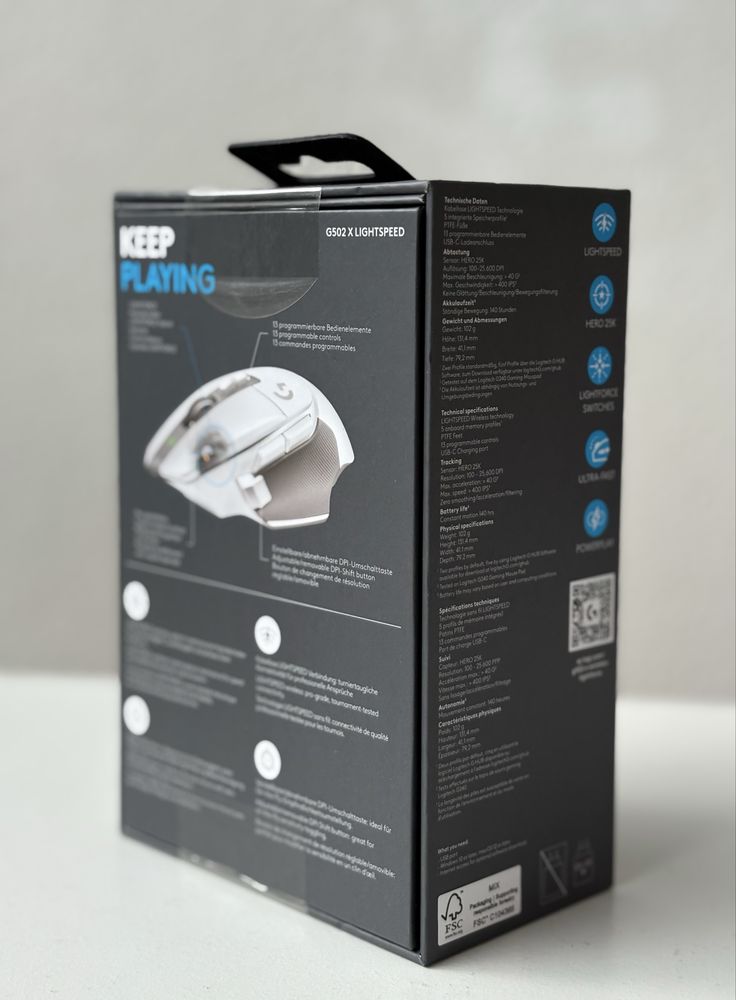 Ігрова миша Logitech G502 X LIGHTSPEED — Нова