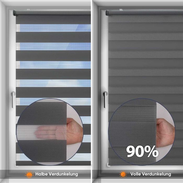 Nowa roleta dzień/noc / żaluzja / panel / zasłona SEKEY 130x150 !K392!