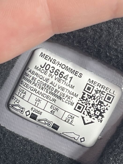 Нові Ботінки MERRELL SPORT J036641 Оригінал Черевики Мерел високі 46