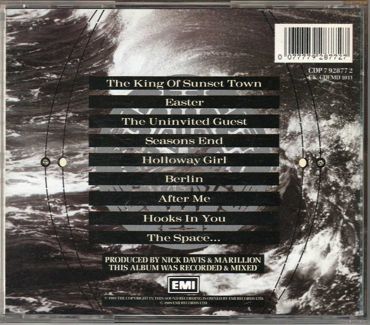 CD Marillion - Seasons End