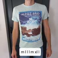 T-shirt męski miętowy M lub L