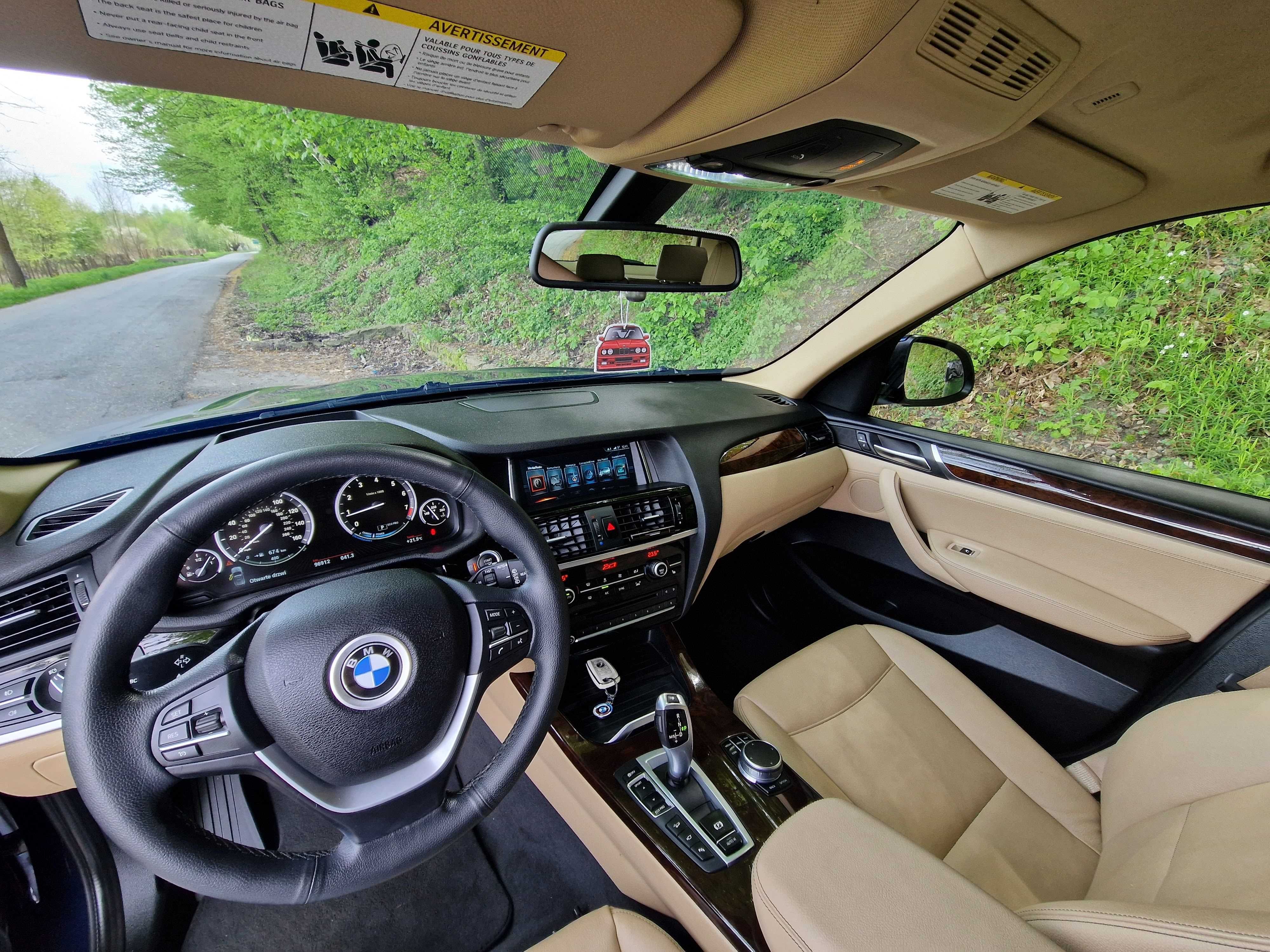 BMW X3 xDrive28i 4x4 Automat Bogate Wyposażenie HUD Kamery 360 st.