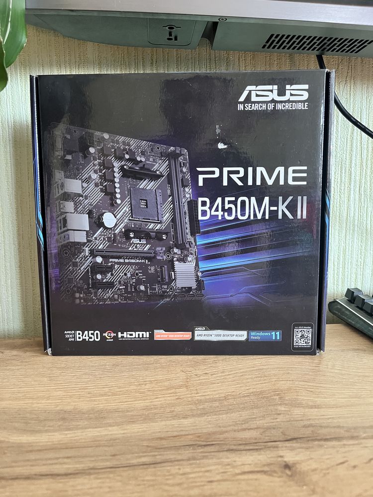 Asus Prime B450M-K II ігрова материнська плата