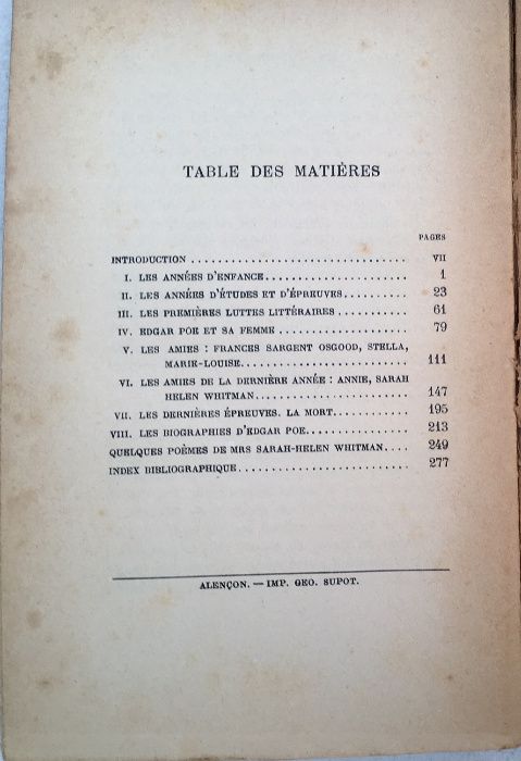 Edgar Poe: biografia + Histórias Extraordinárias (port. e francês)