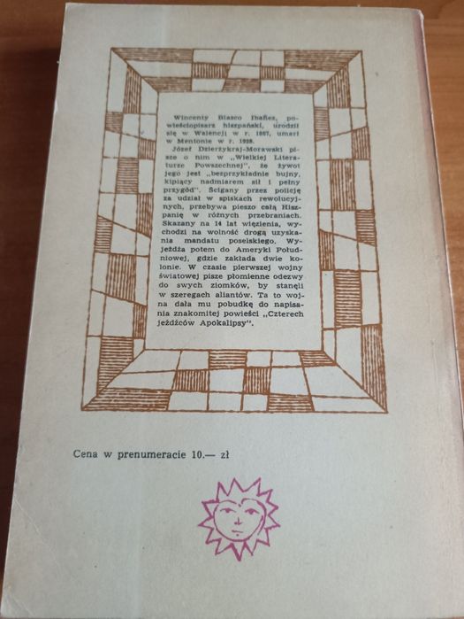 "Czterech jeźdźców apokalipsy" Wincent Blasco Ibañez