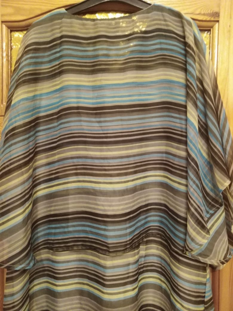 Tunika bluzka paski C&A paski oversize