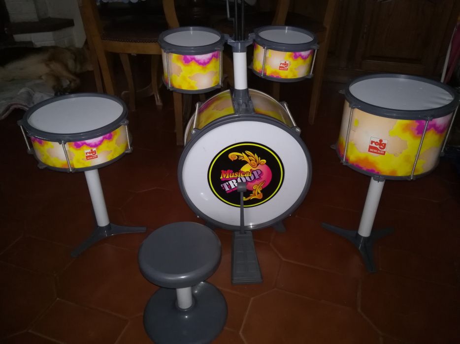 Bateria reig brinquedo para criança