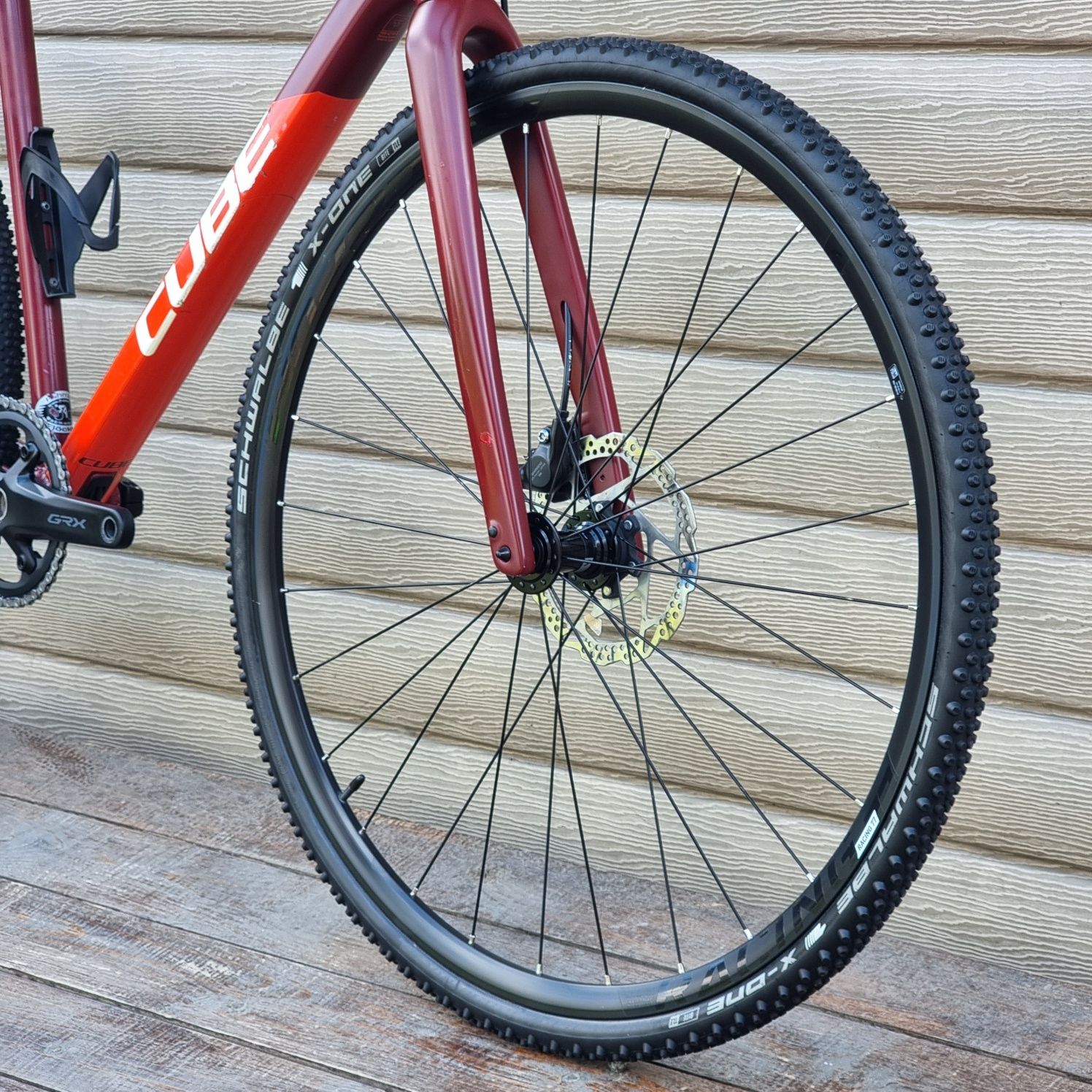 Вилка CARBON Shimano GRX 1X11 Проми Disc Гідра 
28 CUBE CROSS RACE SL
