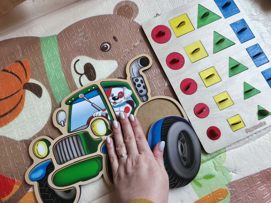 Дерев'яні пазли вкладки ubbees