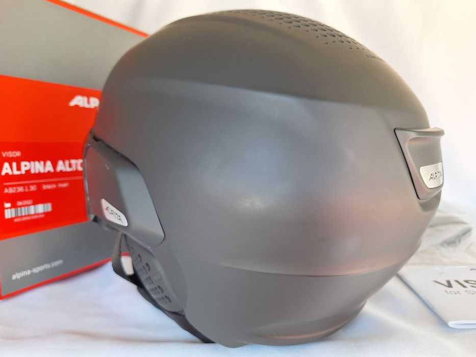 Kask narciarski Alpina Alto Q-Lite Visor Black Matt S 51-55cm