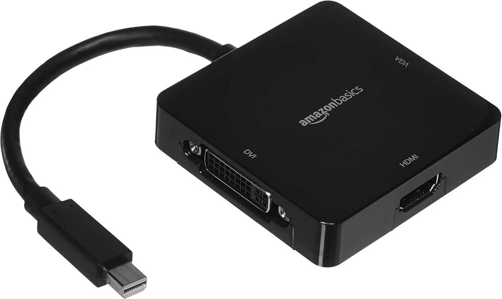 Adapter Przejściówka Mini DisplayPort to HDMI/DVI/VGA Amazon Basics
