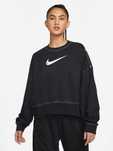 Жіночий спортивний оверсайз світшот кофта nike w nsw swsh flc crew md