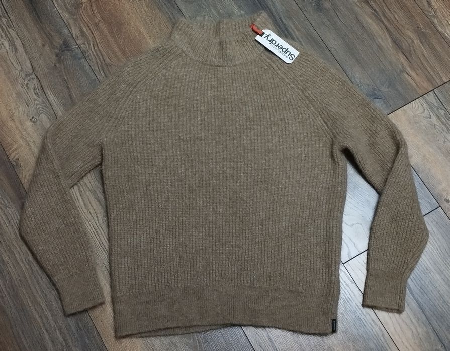 Superdry Alpaca blend джемпер светр кофта альпака шерсть