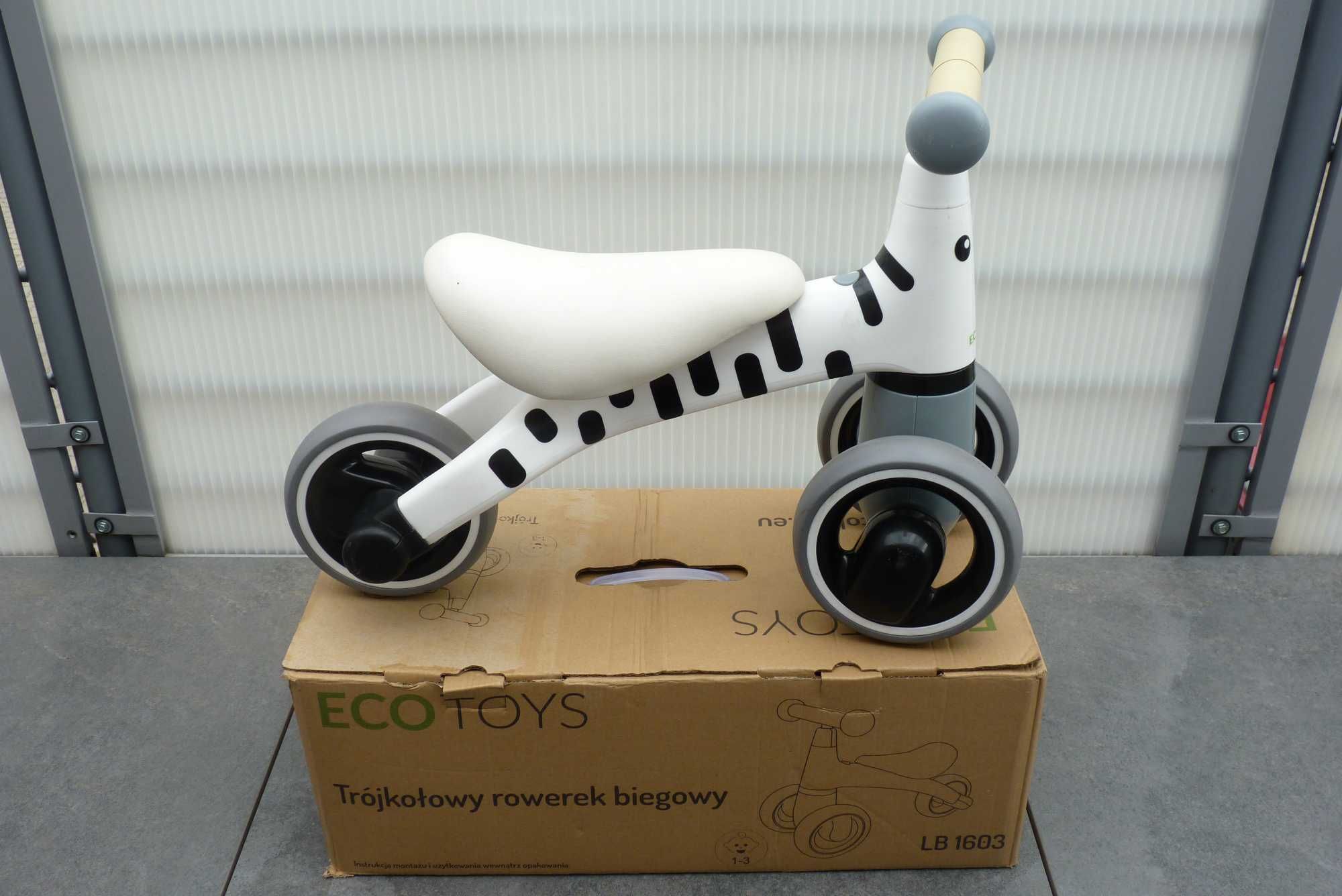 Rowerek biegowy Ecotoys "Zebra"