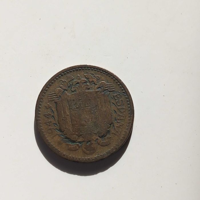 Moeda espanhola uma peseta
