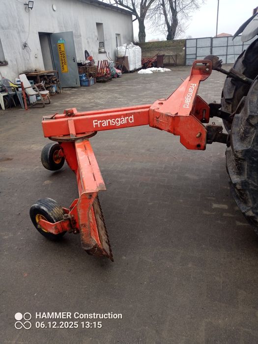 Równiarka pług na tuz do traktora niwelator obrotowy do śniegu