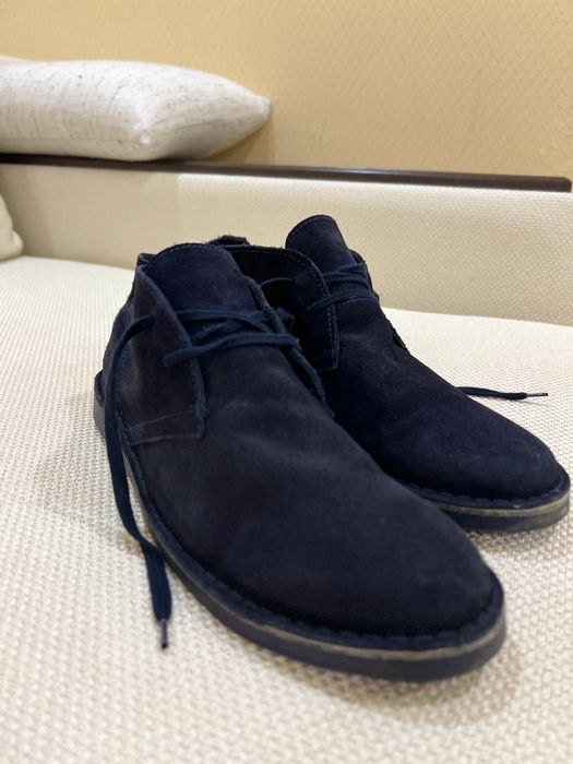 Шкіряні чоловічі челсі ( італія) натуральний замш