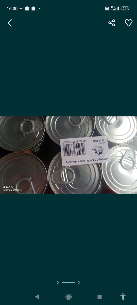 Karma bio dla kota