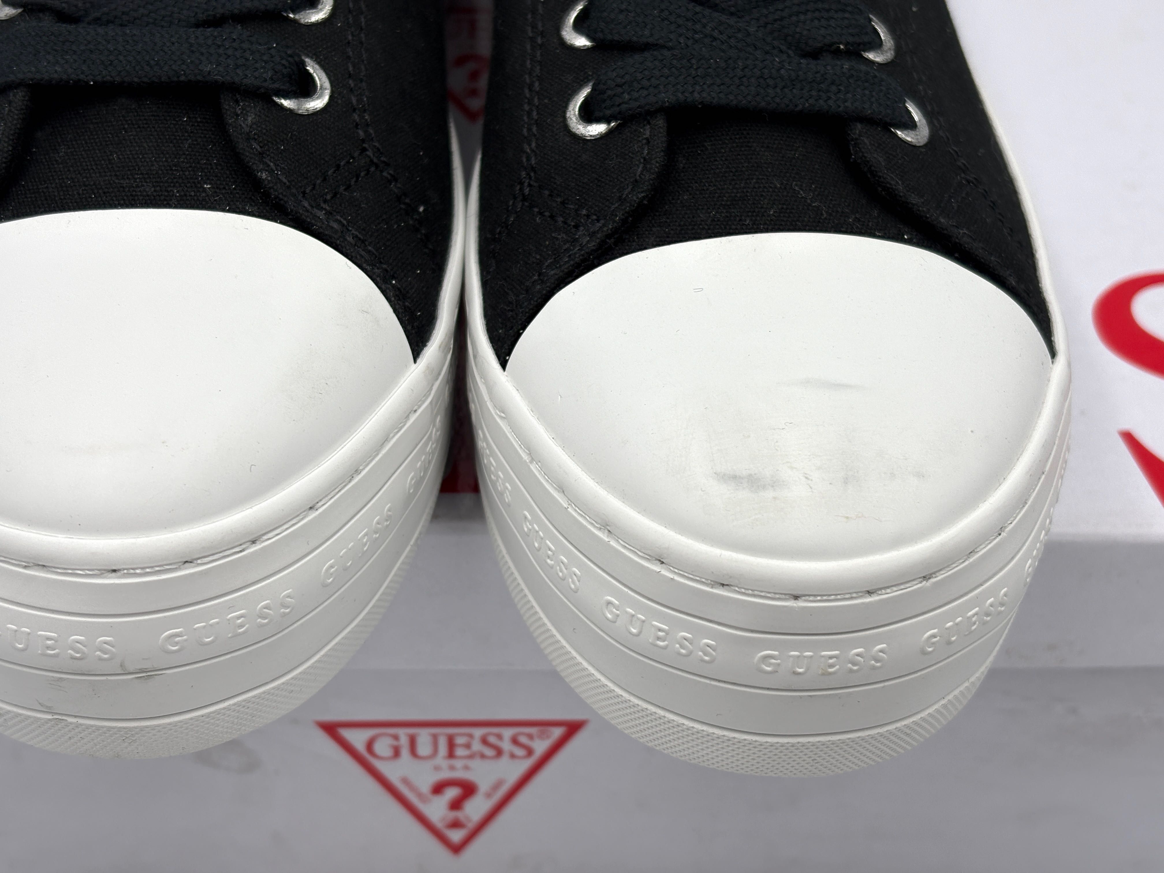‼️Nowe oryginalne trampki sneakersy GUESS Birgs czarne 38 AZ 073
