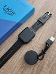 Smartwatch czarny * ŁADOWARKA w zestawie
