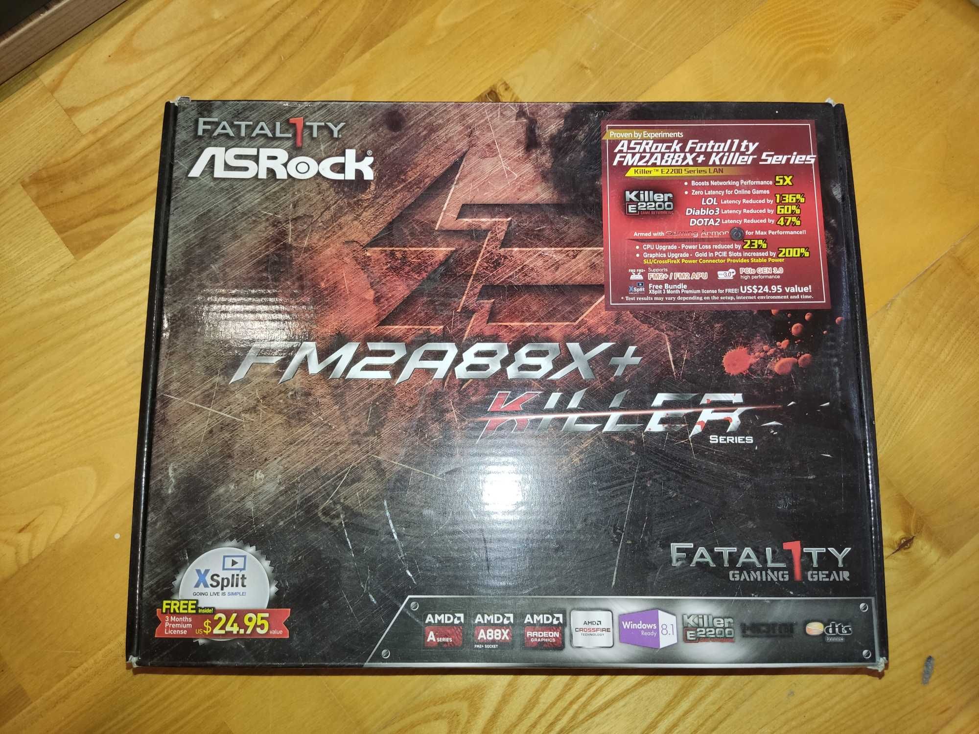 ASRock Fatal1ty FM2A88X+ Killer +  AMD Athlon X4 870K 3.9-4.1 GHz