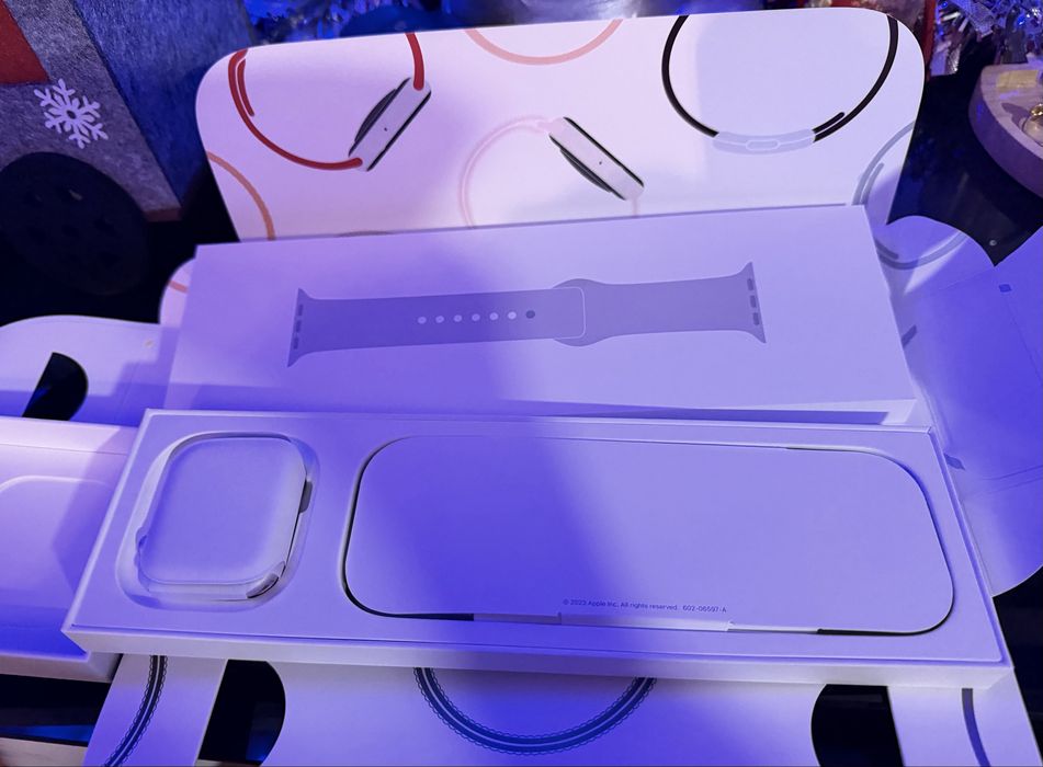 Apple Watch 45mm Silver novo