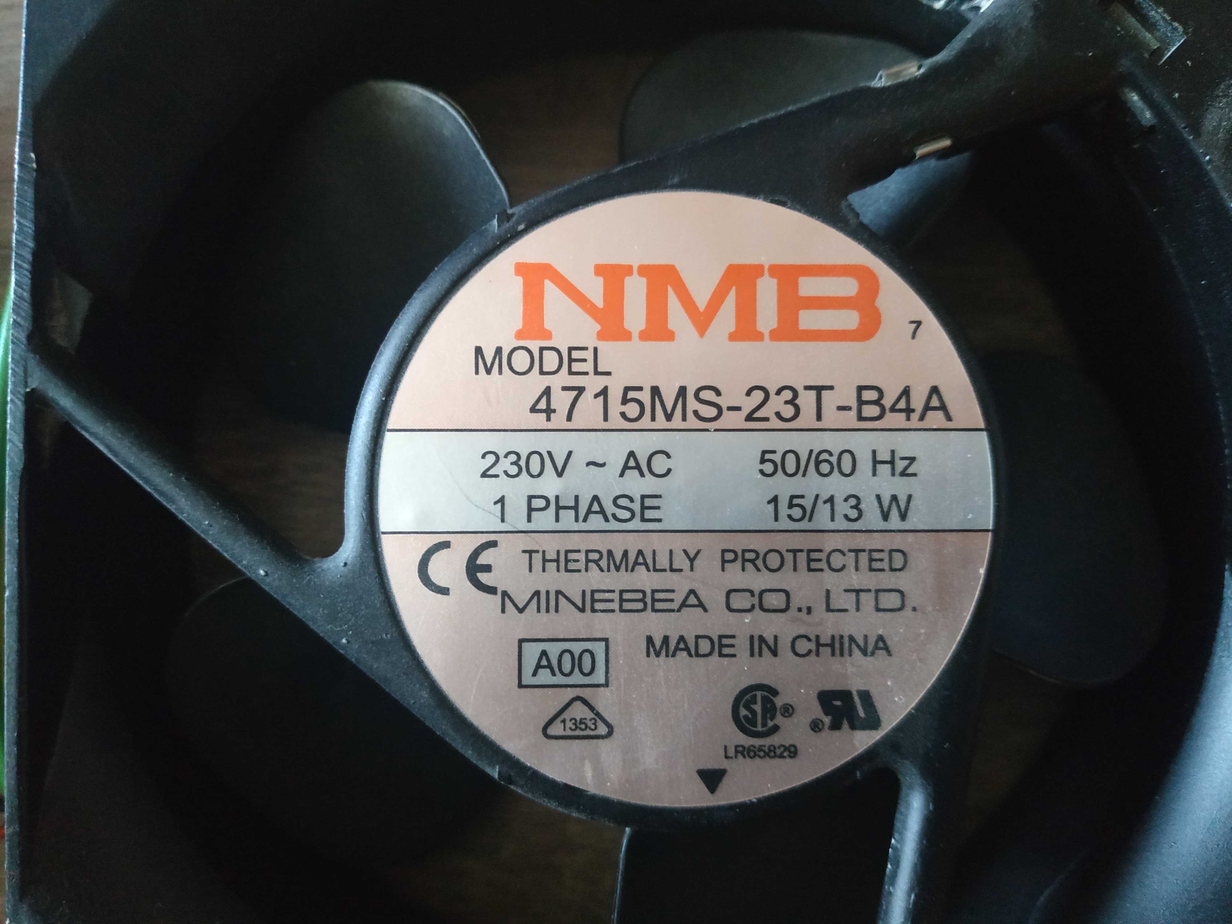 Вентилятор (Кулер) NMB model 4715MS-23T-B4A и 4715KL-04W-B30