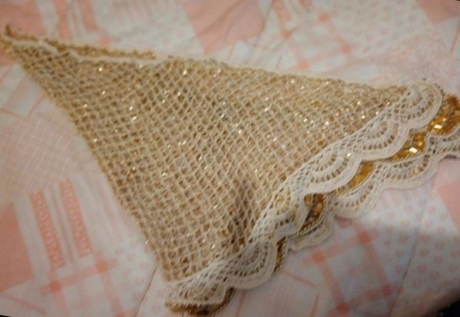 Capinha / mantilha de cerimónia - nova