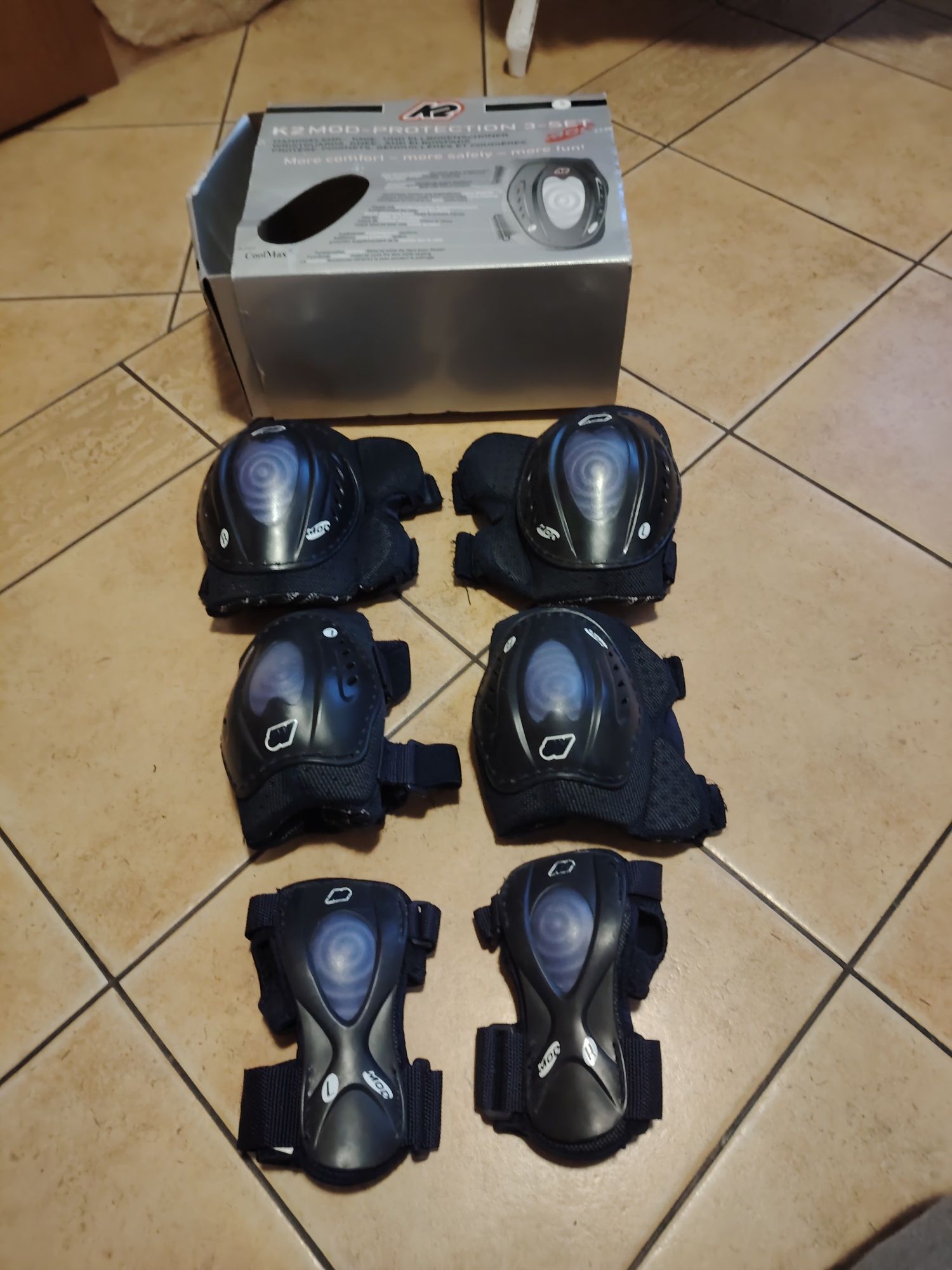 Zestaw ochraniaczy, K2 MOD PROTECTION 3 SET, rozmiar S