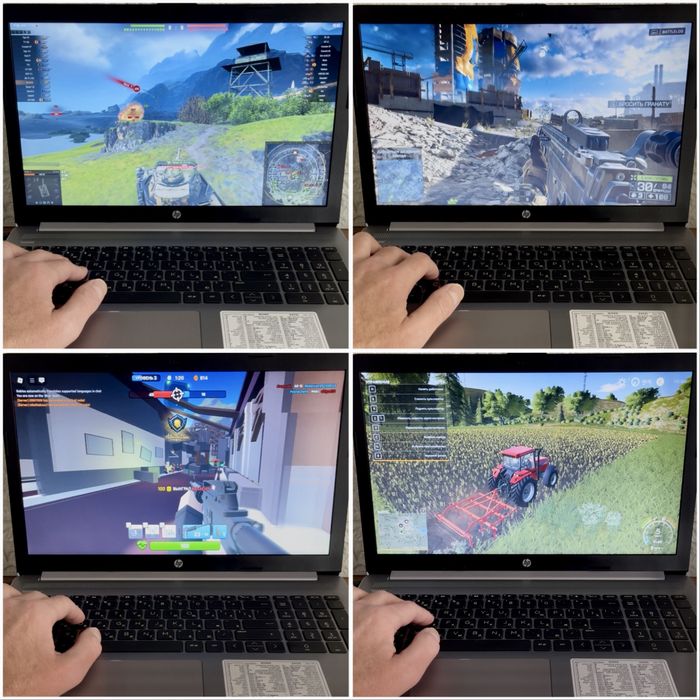 Мощный НР на Core i5 - 8Core + Full HD + SSD + игры + комплект