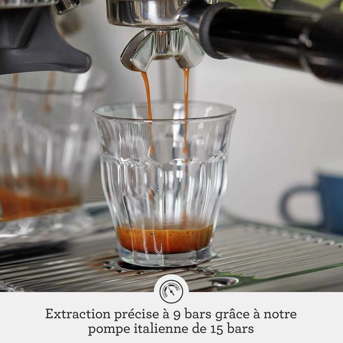 Kolbowy ekspres ciśnieniowy Sage Barista Express 1850 czarny Zwrotowy