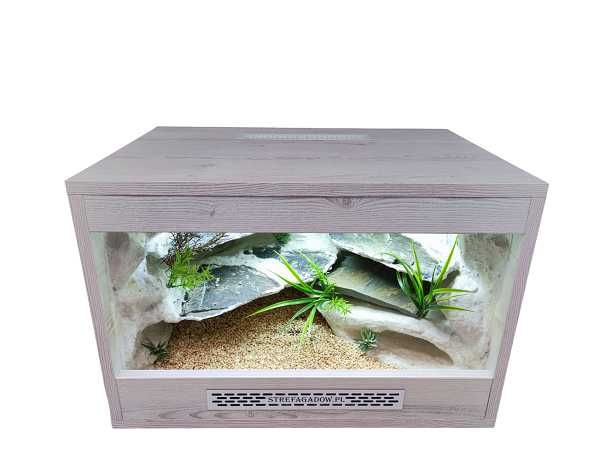 Terrarium pustynne nr618 60/40/40 dla gekona lamparciego NA ZAMÓWIENIE