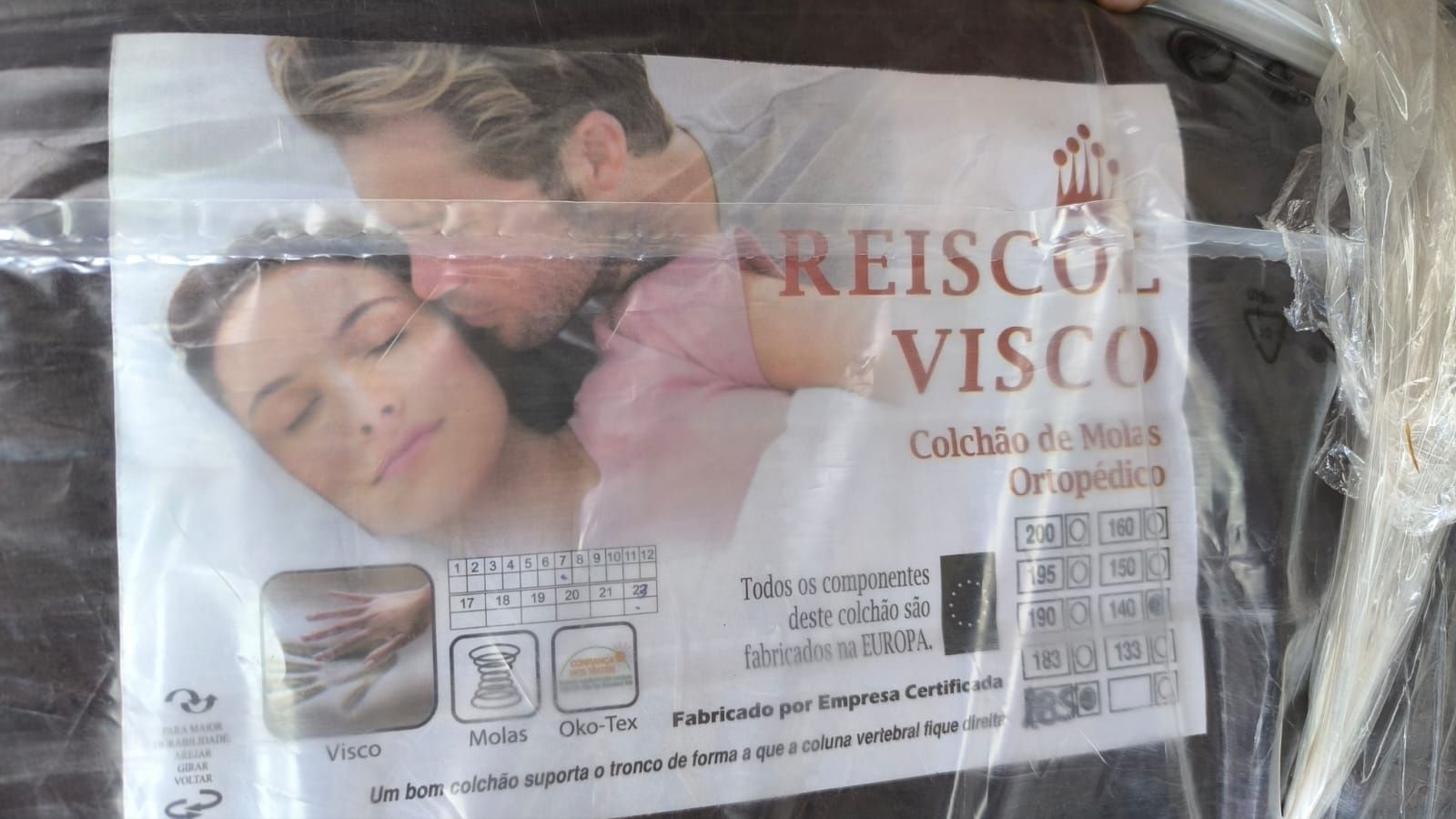 Colchão viscoelástico novo 1,85 x 1,40