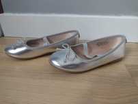 Balerinki H&M r.29 srebrne