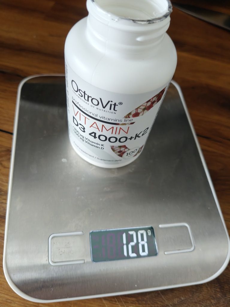 OstroVit Vitamin D3 4000 IU + K2 – ponad 100 tabletek