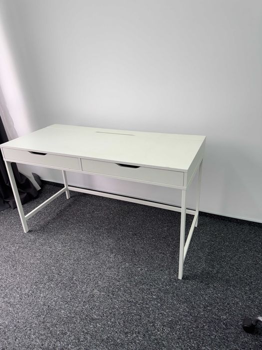 ALEX Biurko biały 132x58 cm