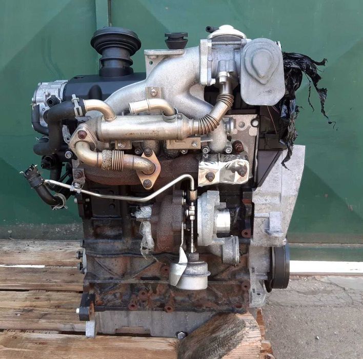 Двигатель Skoda Fabia 2 1.9 Tdi Bsw Двигун Roomster Мотор Bls Bxe Bkc